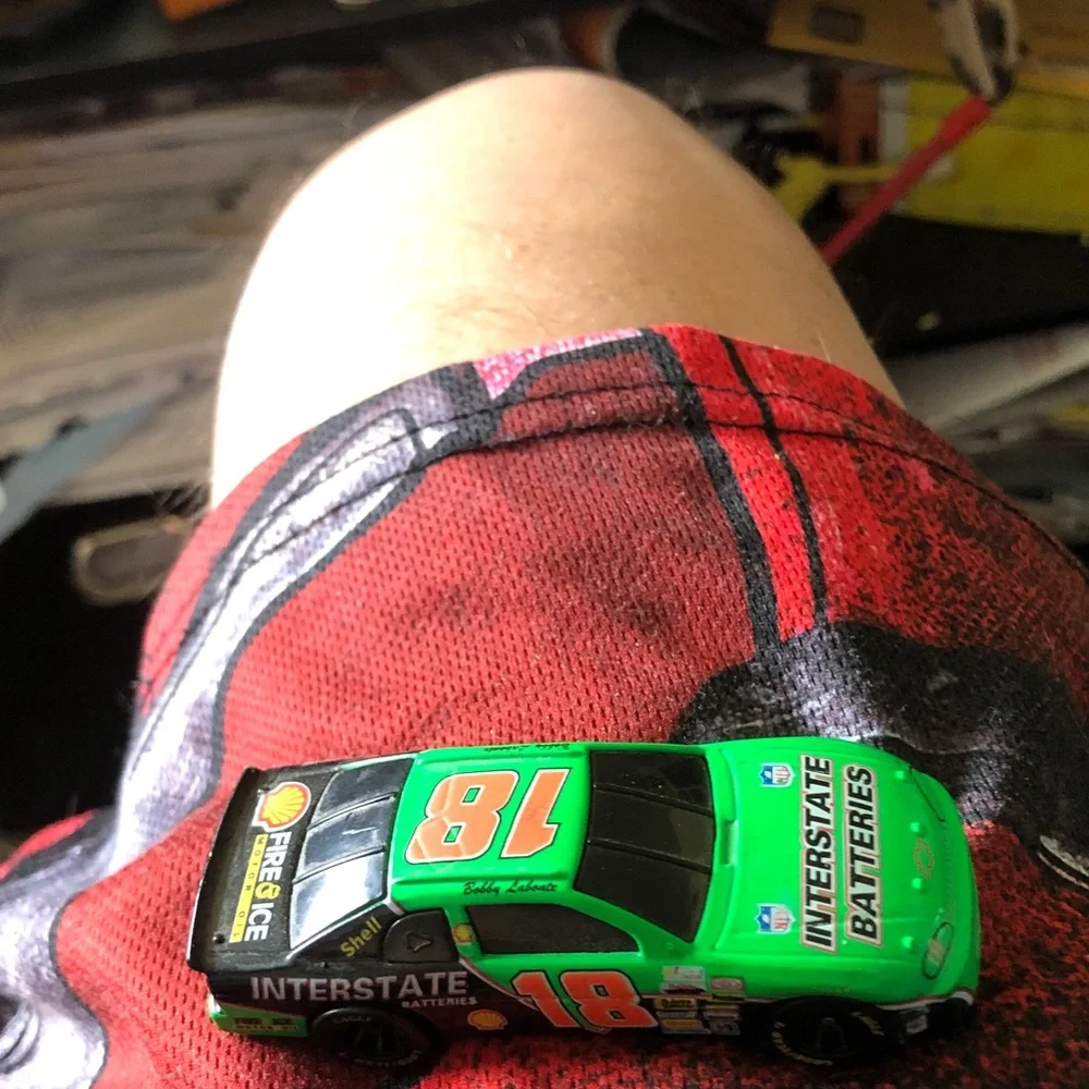 Green #18 Interstate Batteries Toy Race Car